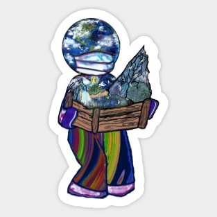 Gaia Mother Earth Sticker